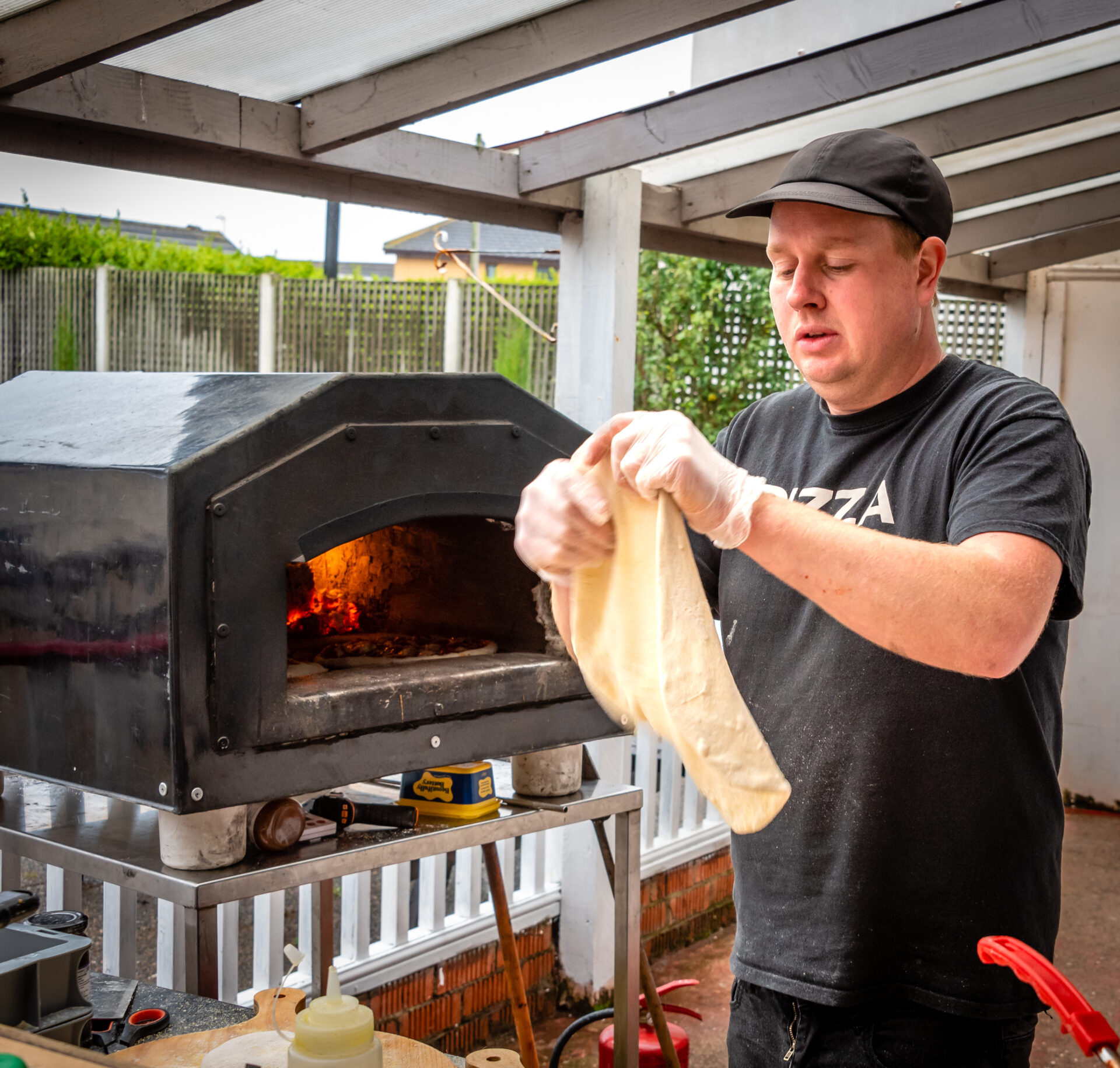 Delicious Wood-fired Pizzabar vegetarian pizza